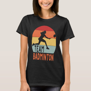 Badminton für weibliche Teenagerinnen T-Shirt