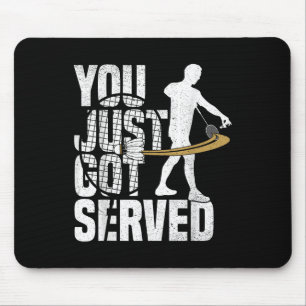 Badminton Game Lover bedient Shuttle Player Badmin Mousepad