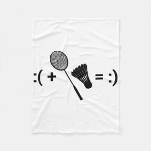 Badminton Game Shuttle Sport Badminton Fleecedecke