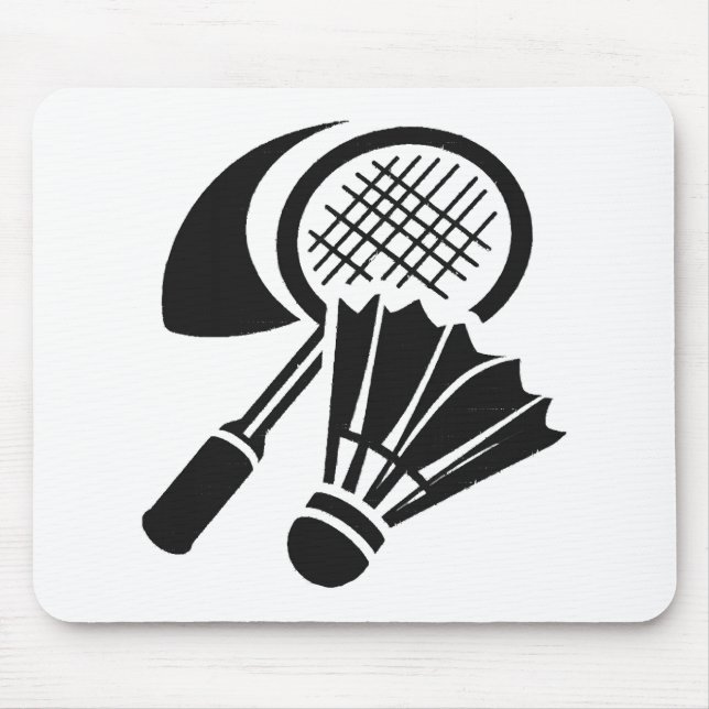 Badminton-Geschenkideen Mousepad (Vorne)
