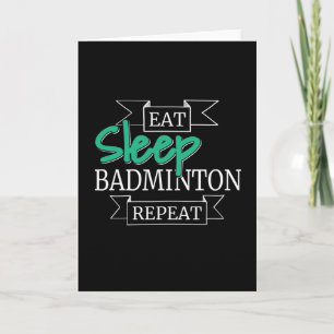 Badminton Gift Karte