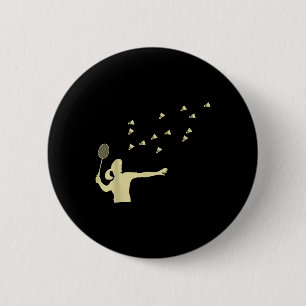 Badminton Girl Shuttle Woman Girl Shuttle Racket Button
