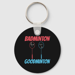 Badminton Goodminton-Schläger-Meme Schlüsselanhänger