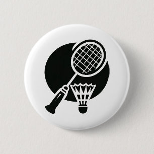 Badminton-Grafik Button
