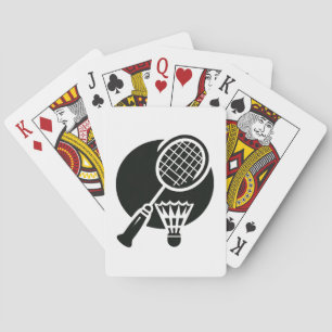 Badminton-Grafik Spielkarten