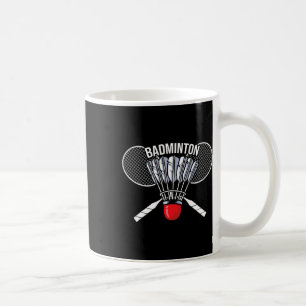 Badminton Graphic Badminton Player Shuttle Sports Kaffeetasse