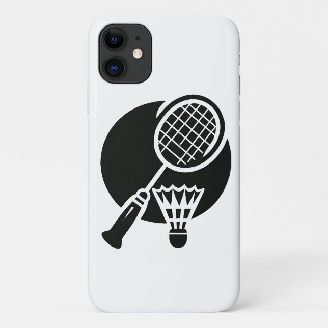 Badminton Graphic Case-Mate iPhone Hülle (Rückseite)