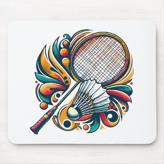 Badminton Graphic Mousepad (Vorne)