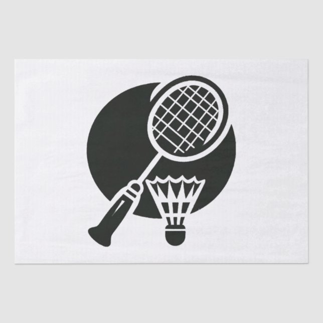 Badminton Graphic Seidenpapier (Vorderseite)