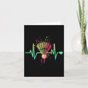 Badminton Heartbeat - Vintag Shuttle Badminton Lo Karte