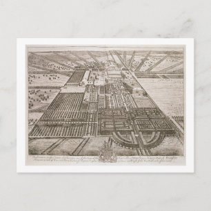 Badminton House im Landkreis von Gloucester, Engra Postkarte