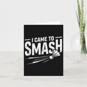 Badminton I kam zum Shuttleservice Karte