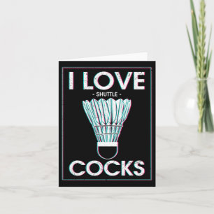 Badminton I Liebe S Badminton Badminton Karte