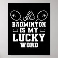Badminton ist mein Glücksspiel-Team-Coach-Shuttle-