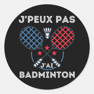 Badminton Jersey Runder Aufkleber