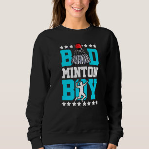 Badminton-Junge Substantiv Definition Federball Ba Sweatshirt