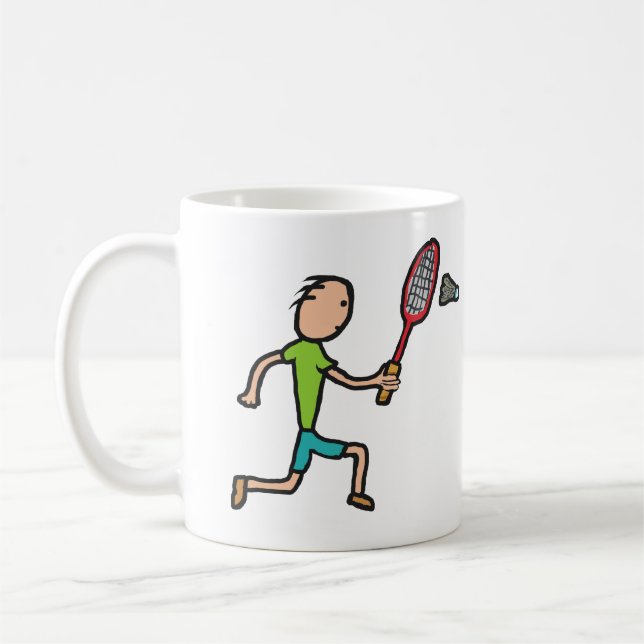 Badminton Kaffeetasse (Links)