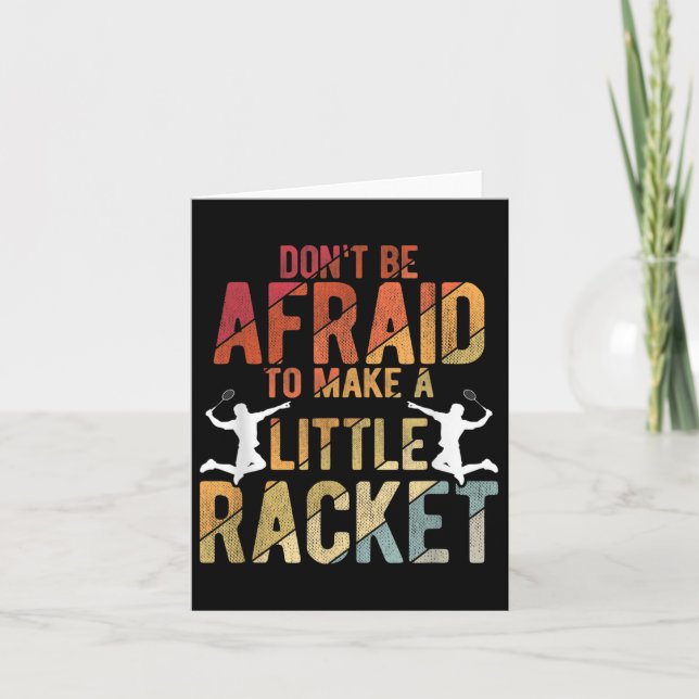 Badminton Karte (Vorderseite)