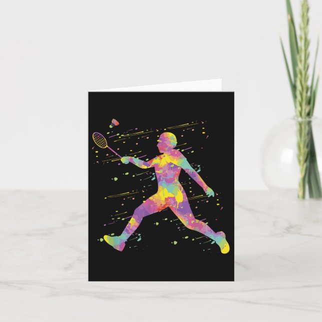 Badminton Karte (Vorderseite)