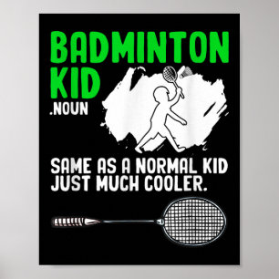 Badminton-Kinderschläger-Shuttle-Hobby-Badminton-S Poster