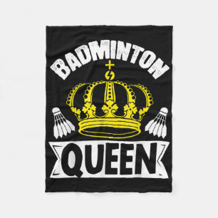 Badminton-Königin Was ist deine Superkraft Sport-S Fleecedecke