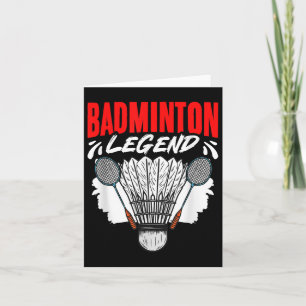 Badminton Legend Shuttle Sport Hobby Badminton Pla Karte