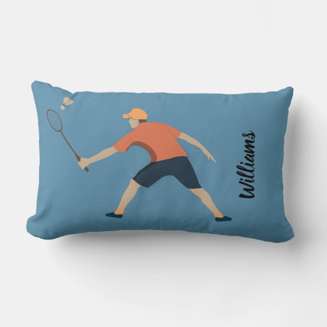 Badminton Lendenkissen (Vorderseite)