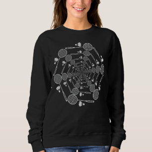 Badminton Liebe Team Player Coach Sweatshirt