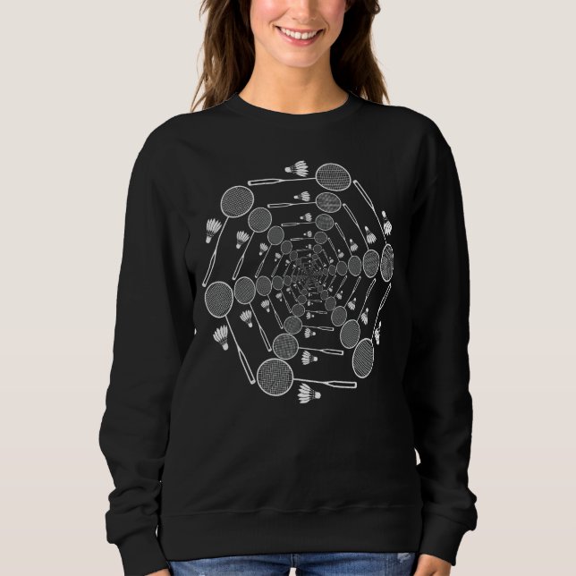 Badminton Liebe Team Player Coach Sweatshirt (Vorderseite)