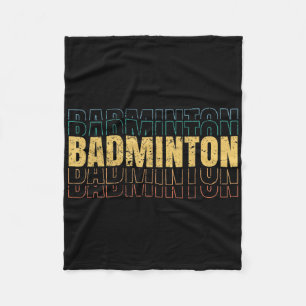 Badminton-Liebes-Teamspieler-Trainer Fleecedecke