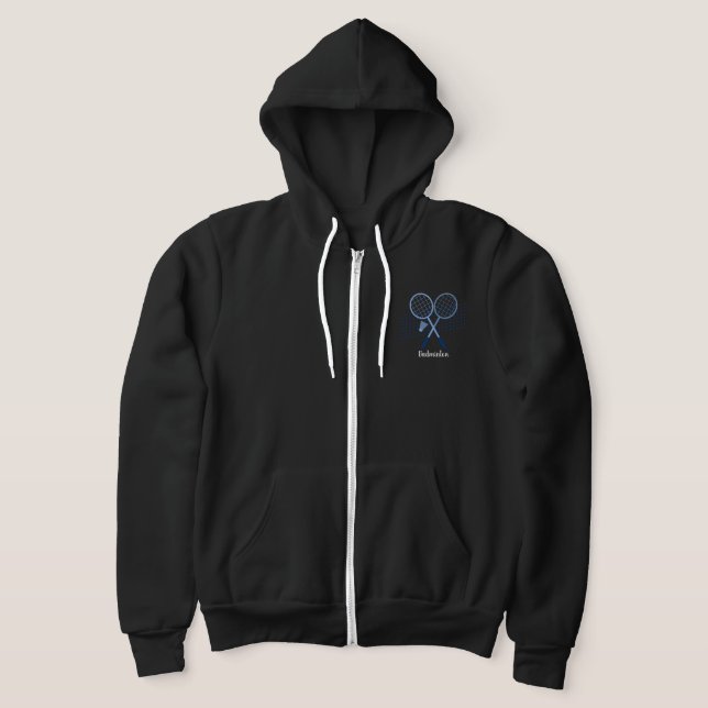 Badminton Lover Minimalist Design Hoodie (Ablage )