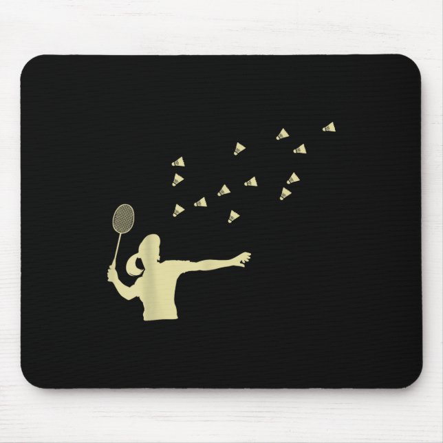 Badminton Mädchen Shuttle Frau Mädchen Shuttle Sch Mousepad (Vorne)