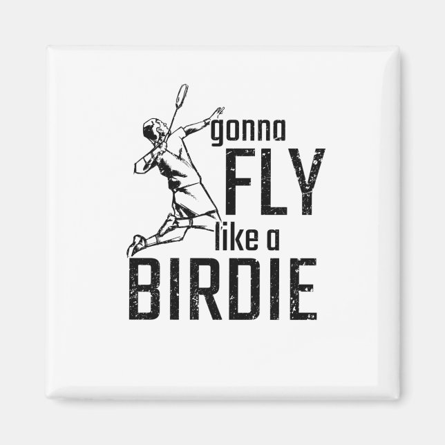 Badminton Magnet (Vorne)