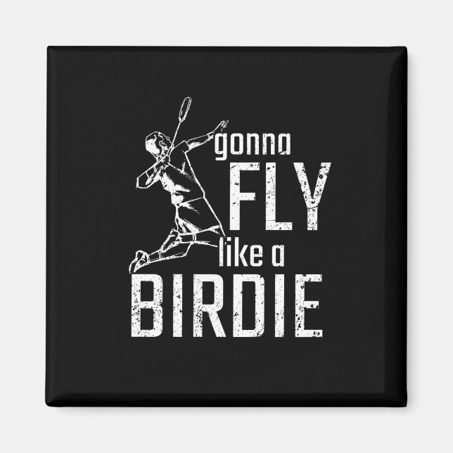 Badminton Magnet (Vorne)