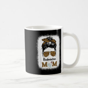Badminton-Mama gebleichtes Leopardenmuster Frauen- Kaffeetasse