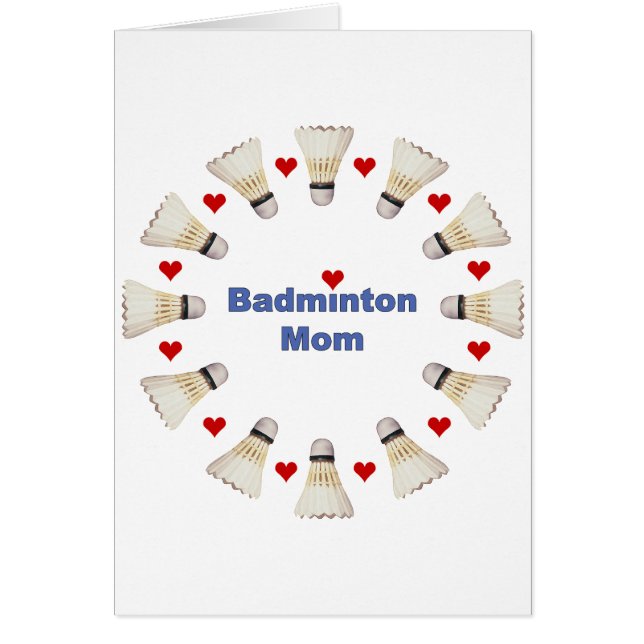 Badminton-Mama-Herzen (Vorne)