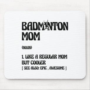 Badminton Mama Player Shuttle Mousepad
