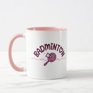 Badminton-Mama Süßes Damen-Sportgeschenk zum Mutte Tasse