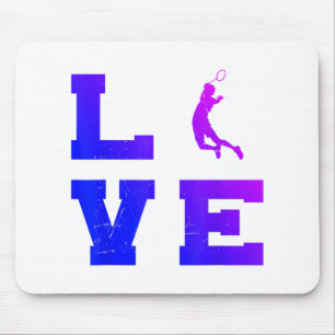 Badminton Männer Frauen Badminton Spieler Federbal Mousepad