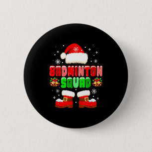 Badminton-Mannschaftskostüm Weihnachten Spieler Te Button