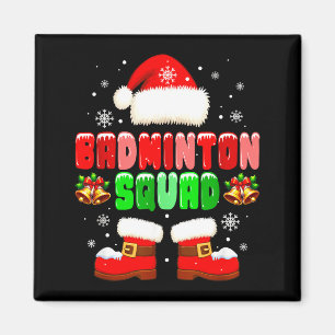 Badminton-Mannschaftskostüm Weihnachten Spieler Te Magnet