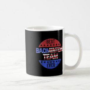 Badminton-Mannschaftsspieler Unabhängigkeitstag Pa Kaffeetasse