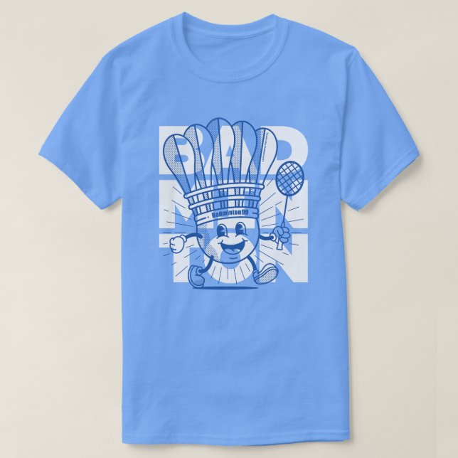 Badminton Mascot OVERPRINT T-Shirt (Design vorne)