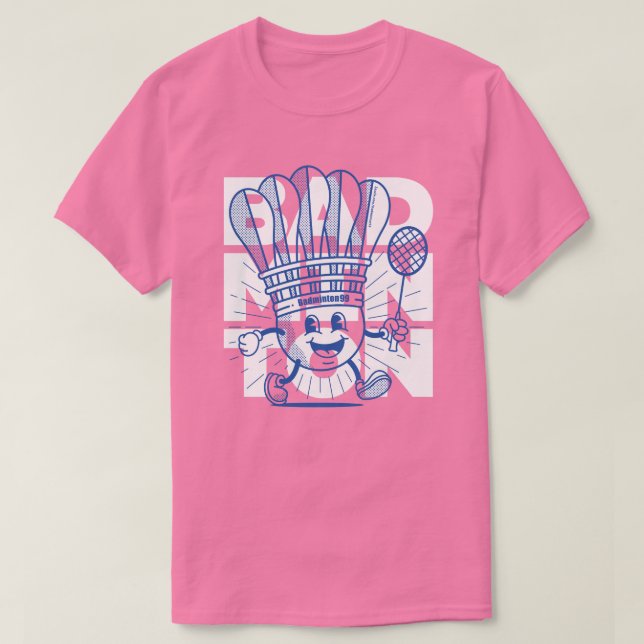 Badminton Mascot OVERPRINT T-Shirt (Design vorne)