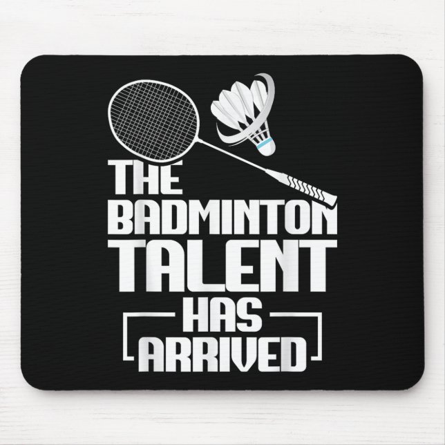 Badminton-Match-Talent-Shuttle-Player-Badminton  Mousepad (Vorne)