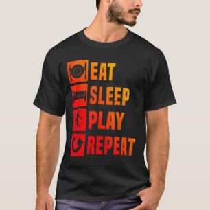 Badminton Mens Badminton Player Squash Shuttle T-Shirt