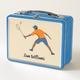 Badminton Metall Brotdose