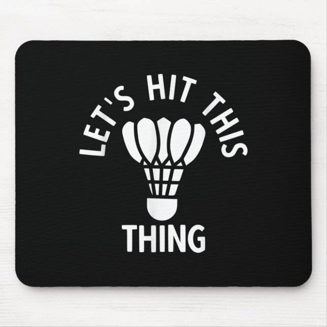 Badminton Mousepad (Vorne)