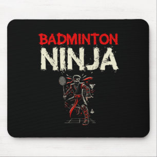 Badminton Ninja Shuttle Mousepad