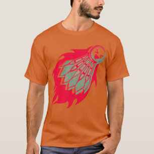 Badminton on Fire Summer Design von Tobe Fonseca T-Shirt